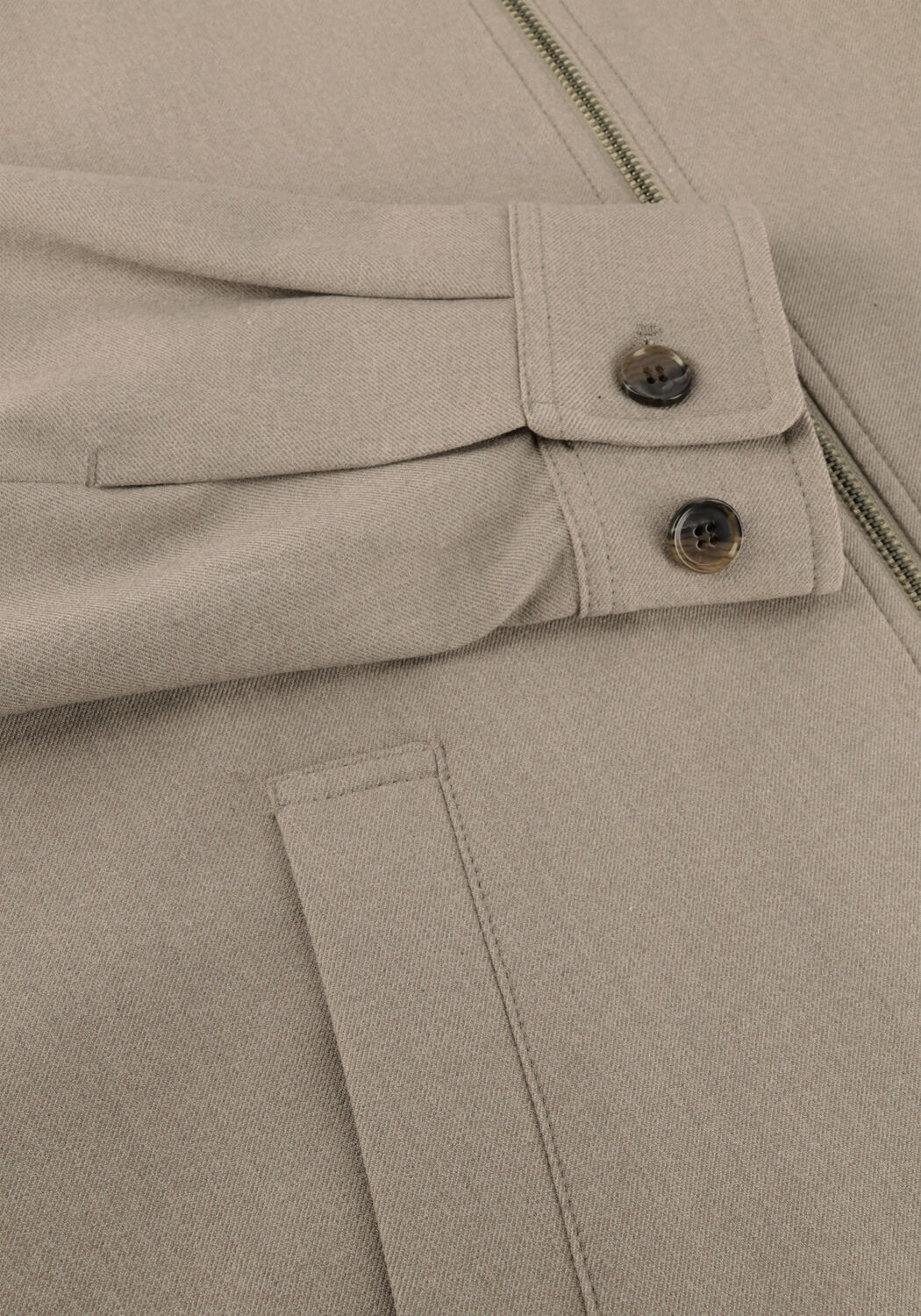 Beige LES DEUX Jack COMO REG BOMBER JACKET - large