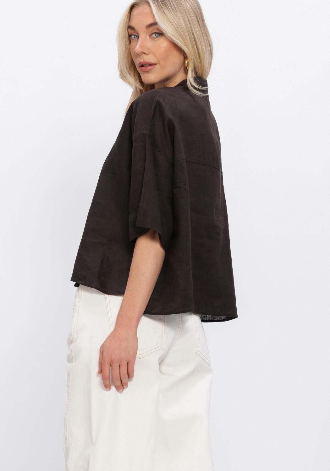 Bruine DRYKORN Top YARIKA - large