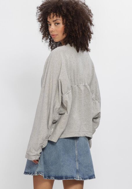 Lichtgrijze CLOSED Sweater GATHERED SWEATSHIRT - large
