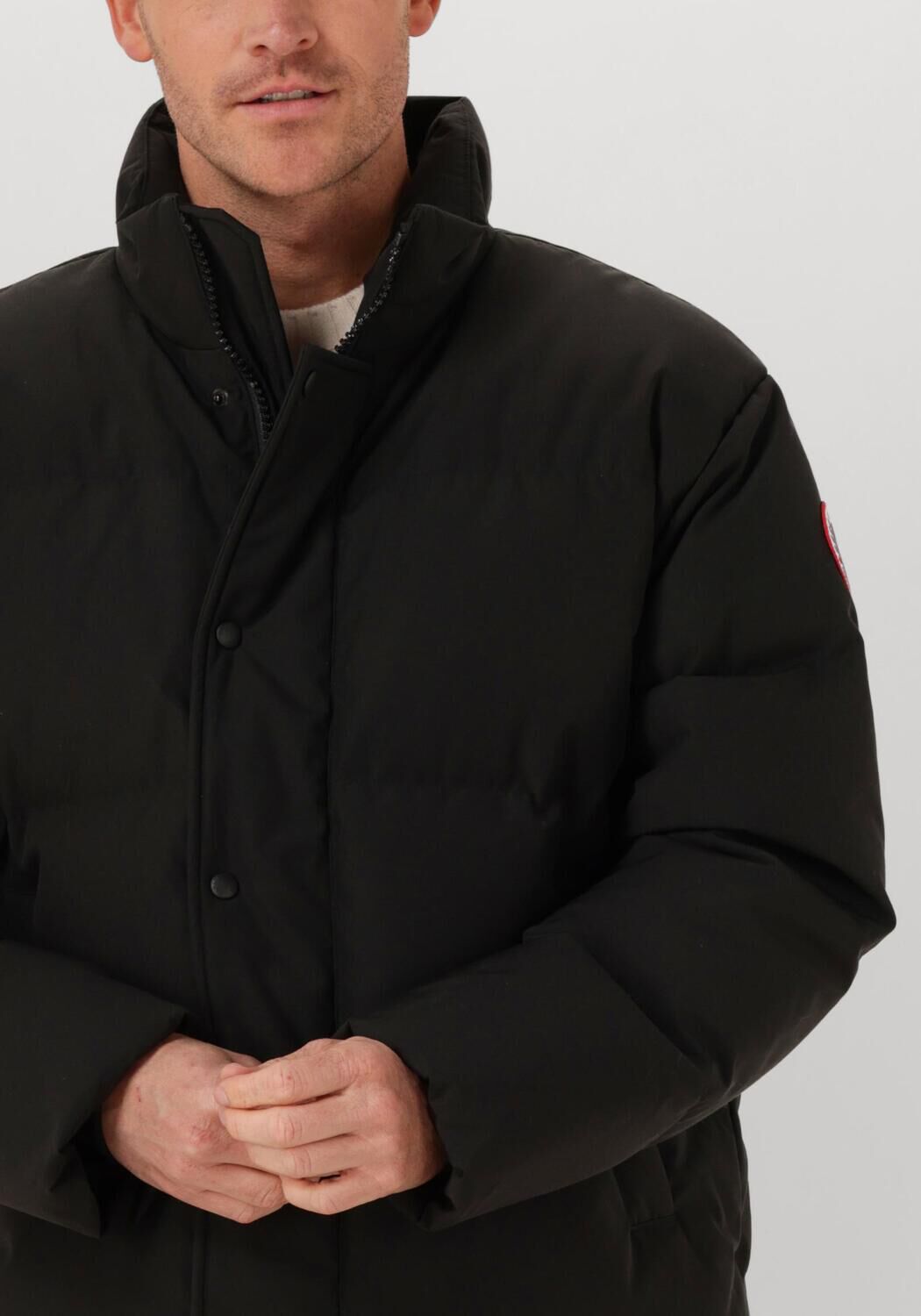 Zwarte CANADA GOOSE Gewatteerde jas BAYVIEW PARKA - large