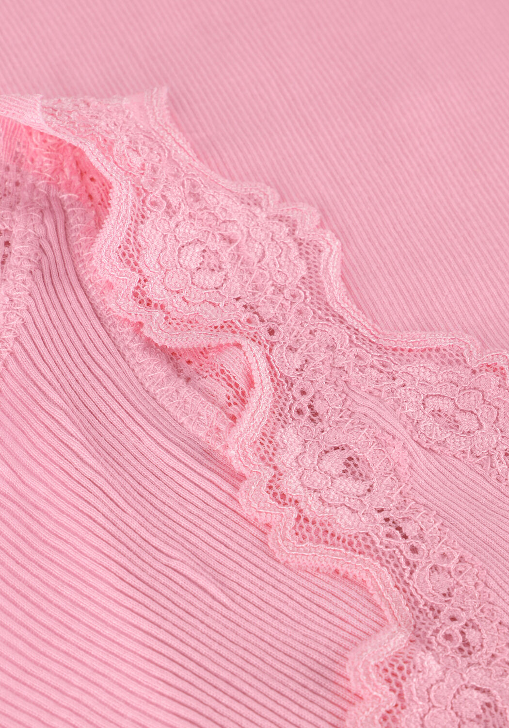 Roze ROSEMUNDE Top SILK TOP W/ LACE - large