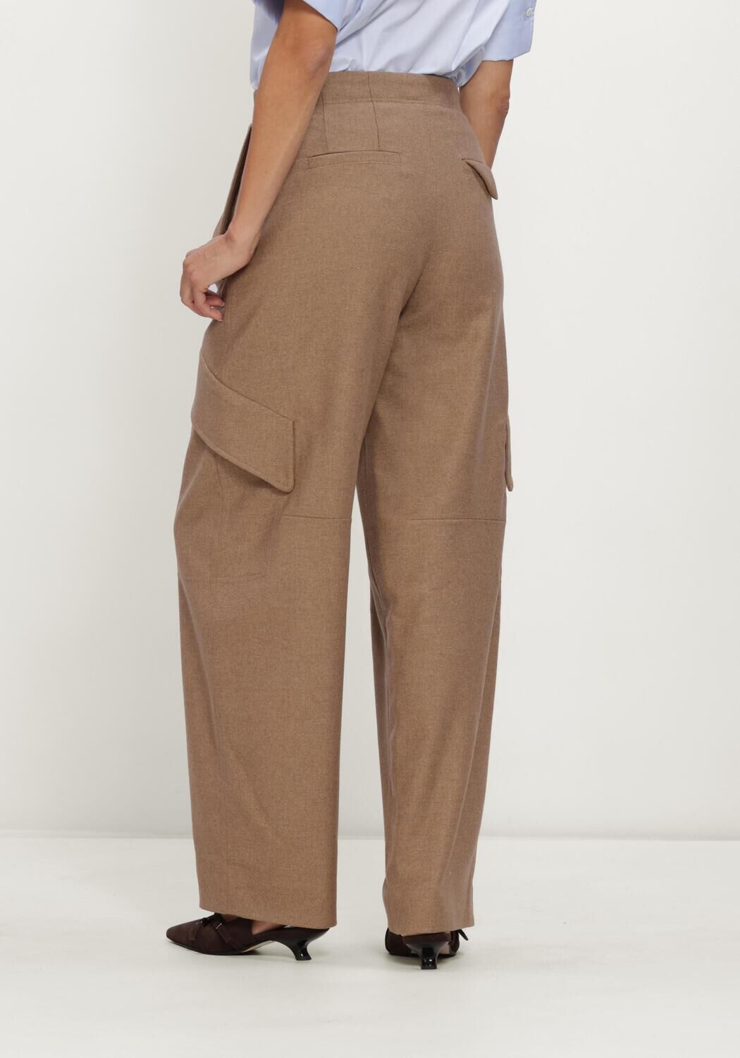 Beige DOROTHEE SCHUMACHER Cargobroeken LIGHT SOFTNESS PANTS - large