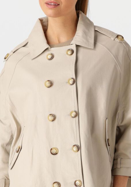 Beige ALTER EGO Leren jas BIBI - large