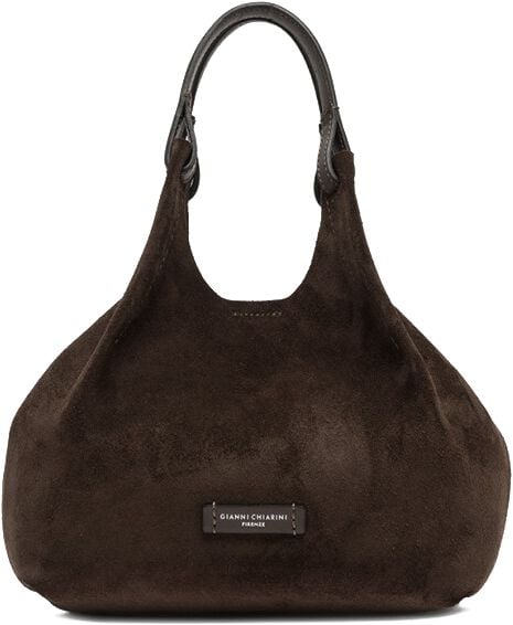 Gianni Chiarini Gianni Chiarini Schoudertas Dames Dua Bs 9799, Materiaal: Suède, Kleur: Bruin