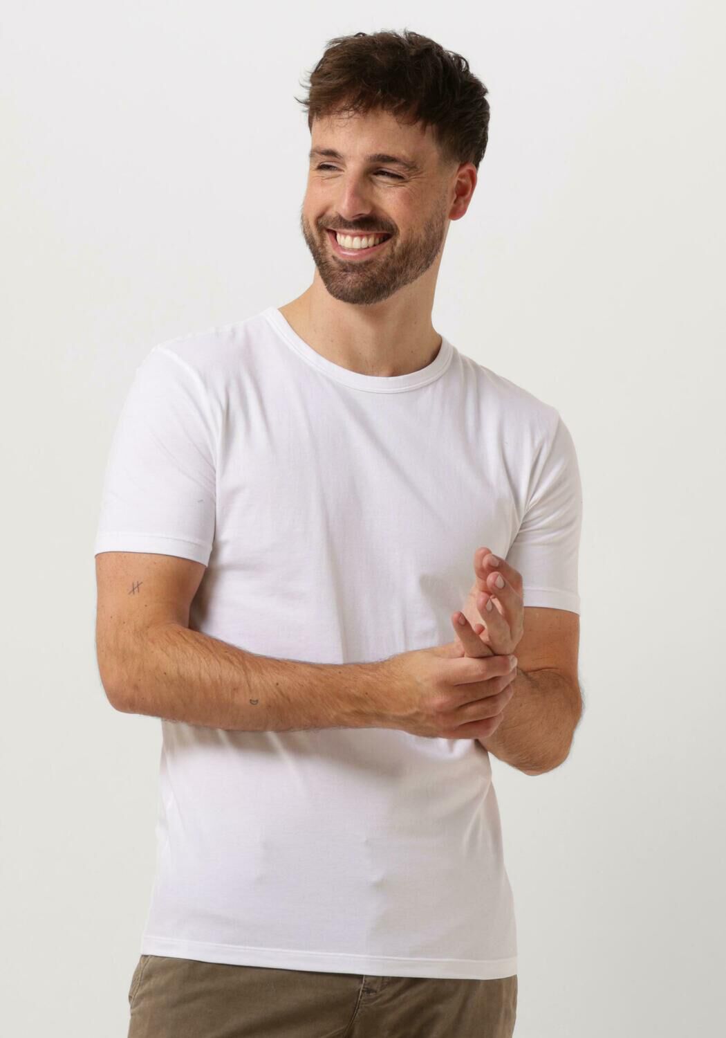Boss Black T-Shirt Heren Tshirtrn 2p Modern, Maat: L, Kleur: Wit