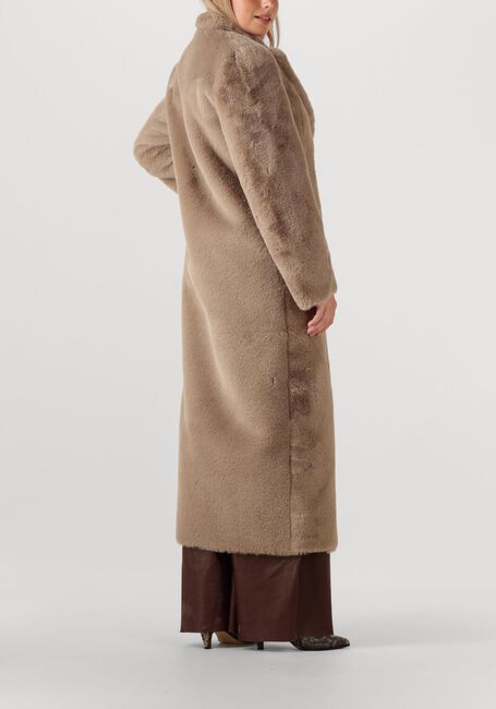 Beige IBANA Faux fur jas CAMIA - large