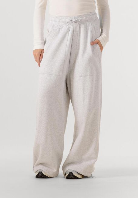 Lichtgrijze SEA ME HAPPY Wijde broek HUGO BAGGY SWEAT PANTS - large