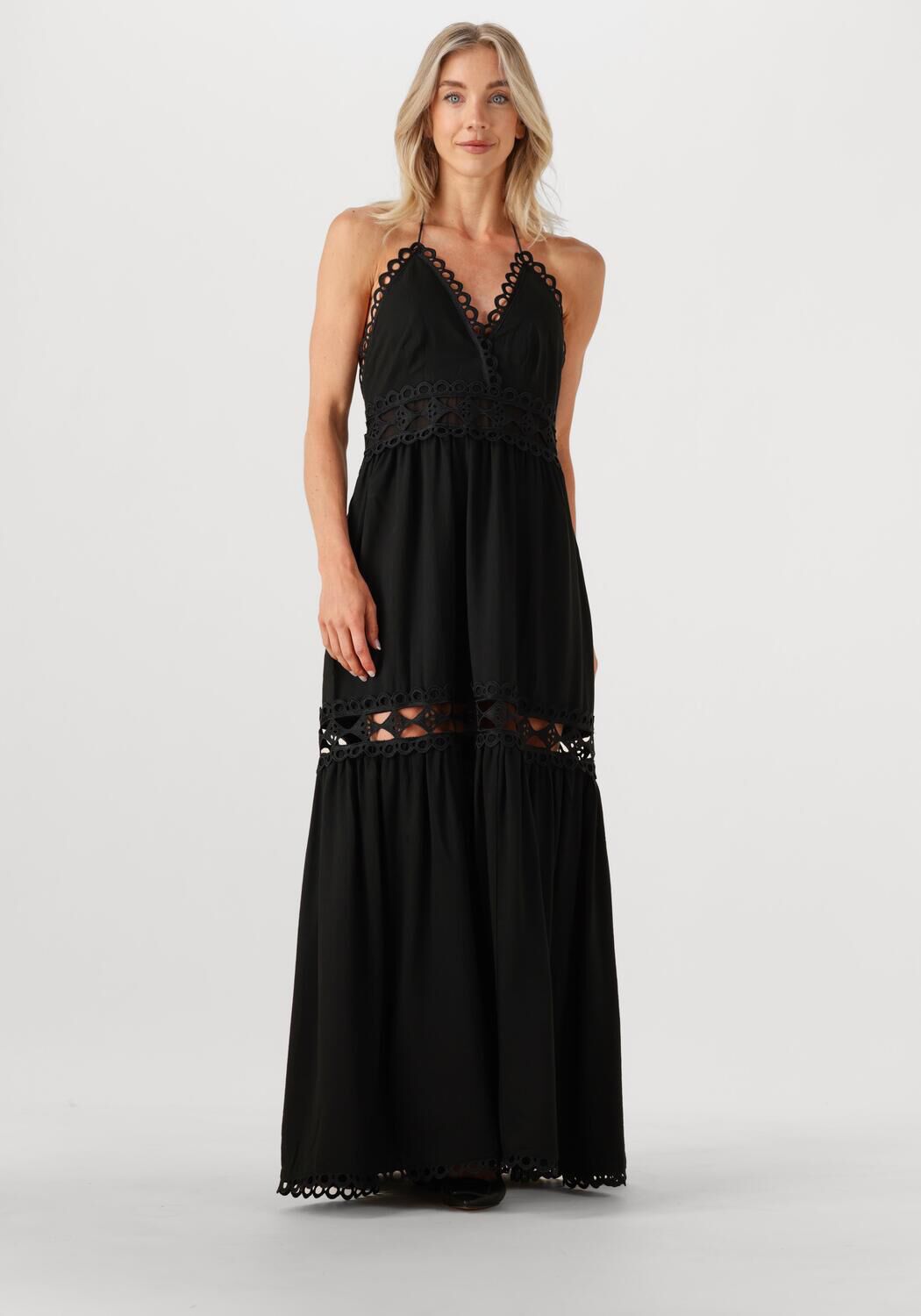 Copenhagen Muse Maxi Jurk Dames Cm Asleah Dress, Maat: XS, Kleur: Zwart afbeelding 1