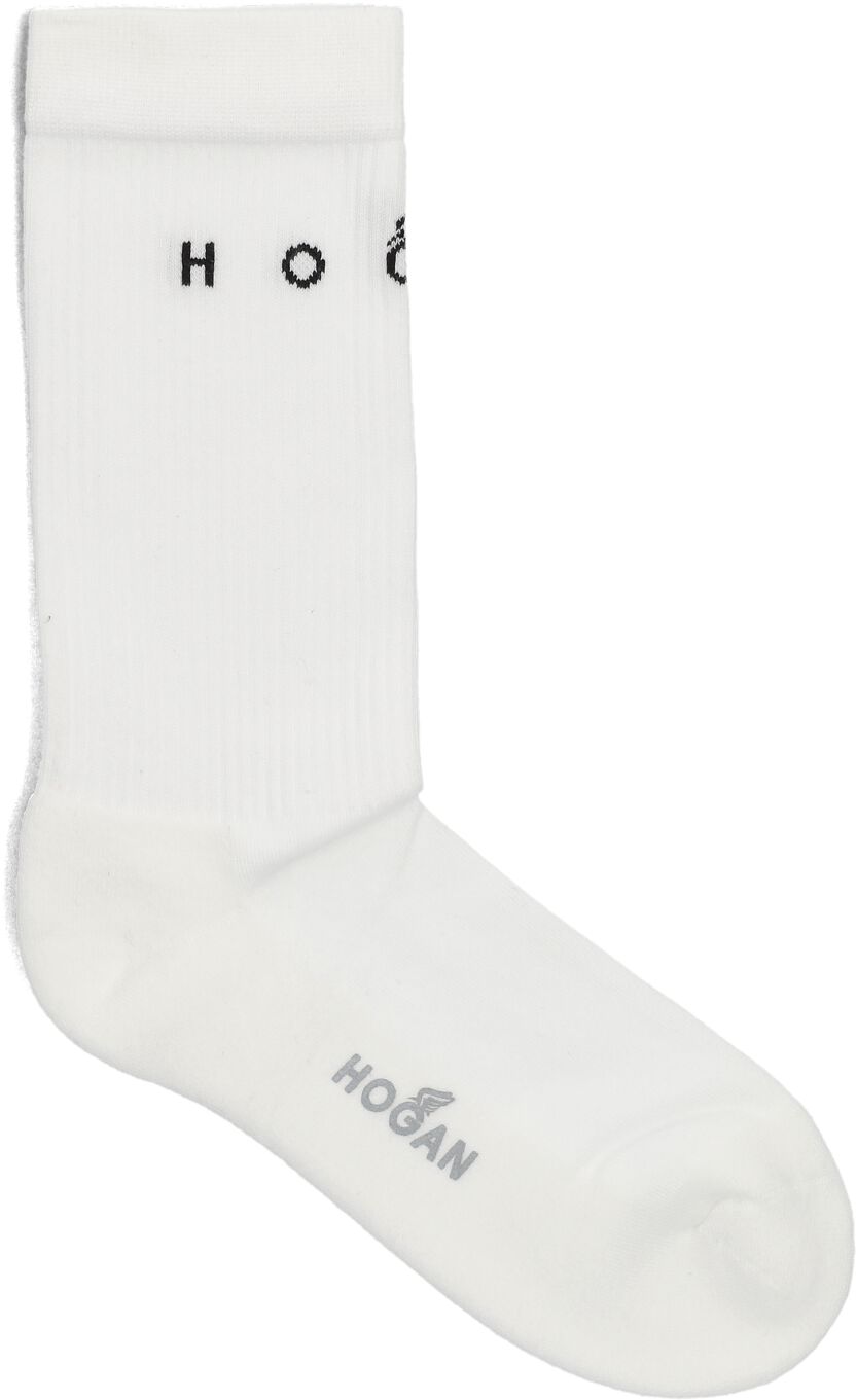 Hogan Sokken Dames Hogan Socks, Materiaal: Katoen, Kleur: Wit afbeelding 1