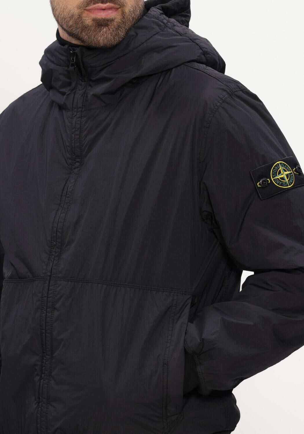 Zwarte STONE ISLAND Jack BOMBER S0A23 - large