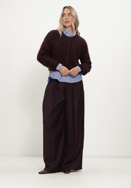 Paarse GESTUZ Truien/vesten GZDEBBIE SHORT CARDIGAN - large