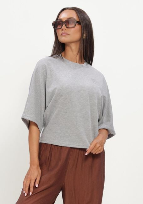Grijze DANTE6 Truien/vesten DEVON WASHED BATWING SWEAT - large