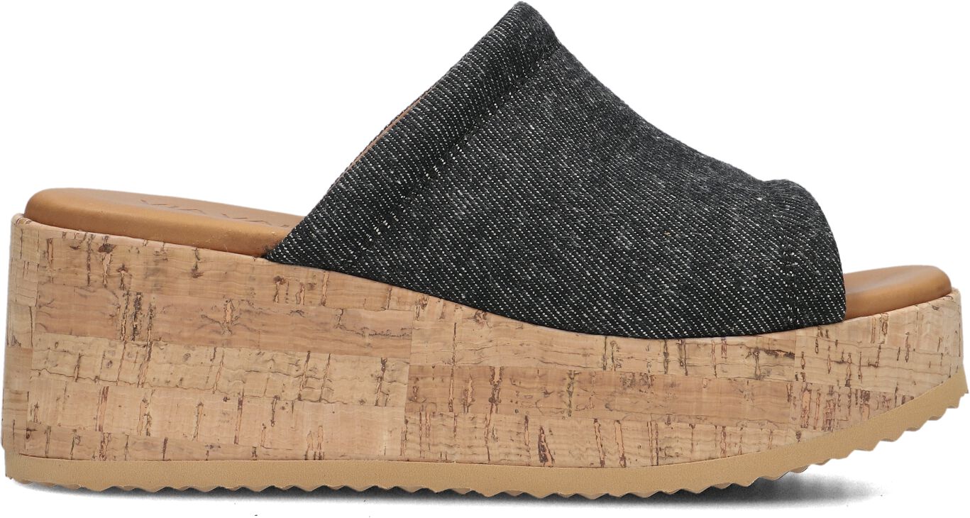 VIA VAI Slippers
Dames Sissel Ryde, Maat: 39, Materiaal: Denim, Kleur: Zwart
