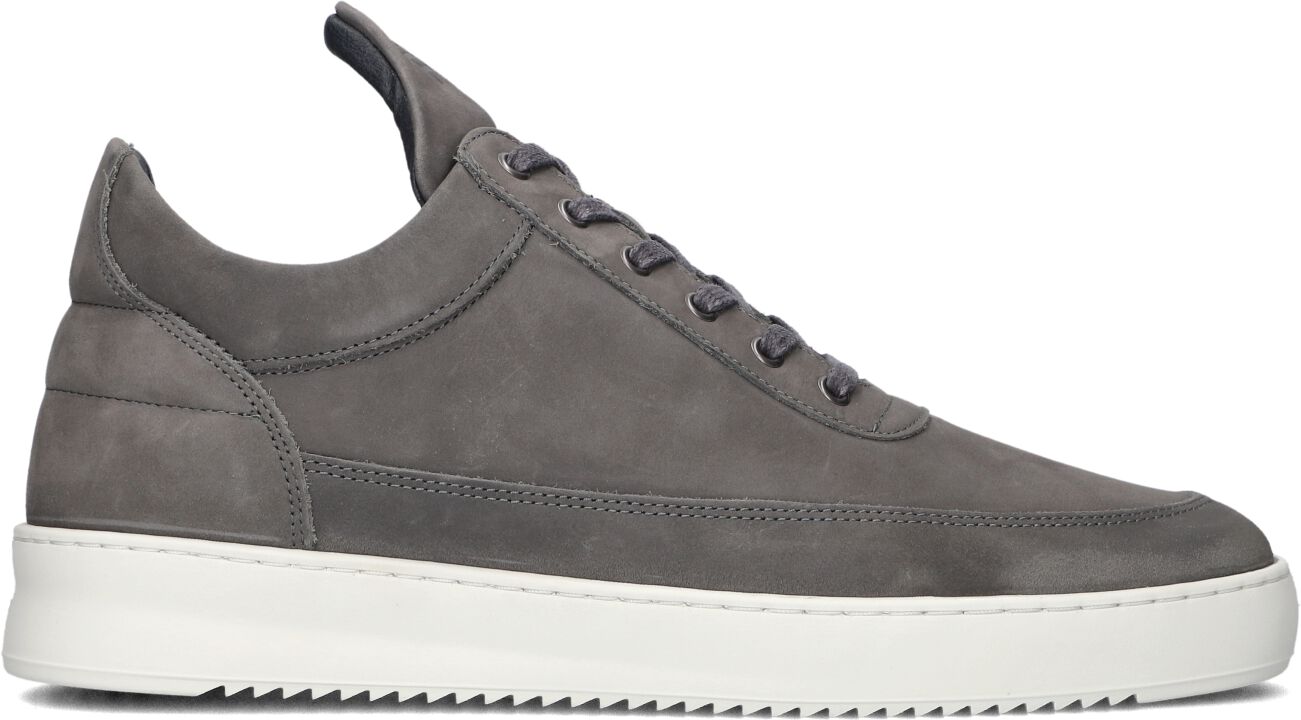 Filling Pieces Lage Sneakers Heren Low Top Rip Nubuc, Maat: 45, Materiaal: Nubuck, Kleur: Grijs
