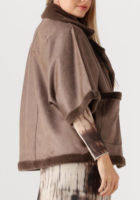 Bruine STUDIO AR Mantel AVY FAUX LACON - large