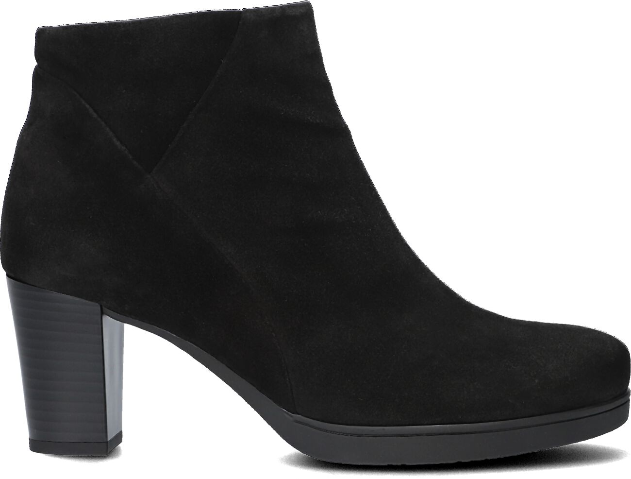 Gabor Enkellaarsjes
Dames 861, Maat: 38, Materiaal: Suède, Kleur: Zwart