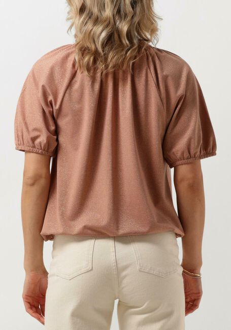 Roze SUMMUM Top TOP SHORT SLEEVE FLUID LUREX JERSEY - large