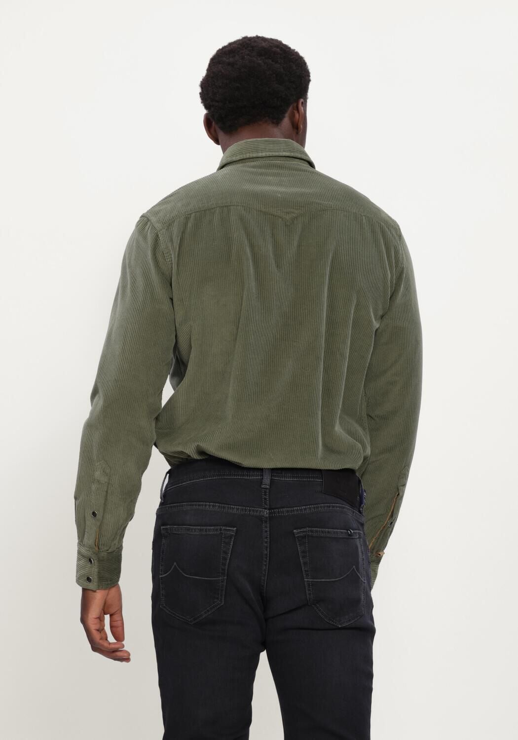 Groene JACOB COHEN Overshirt CAMICIA WESTERN - large