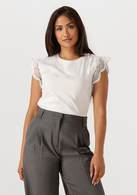 Witte AAIKO T-shirt CORA FANCY CO 144 - large
