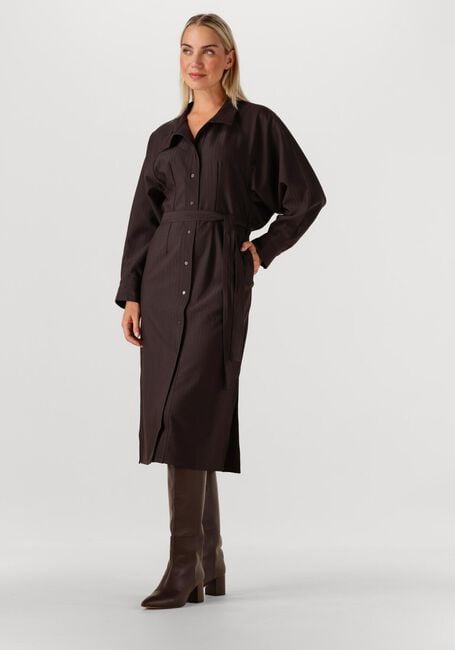 Bruine CO'COUTURE Midi jurk ZELLACC BATWING DRESS - large