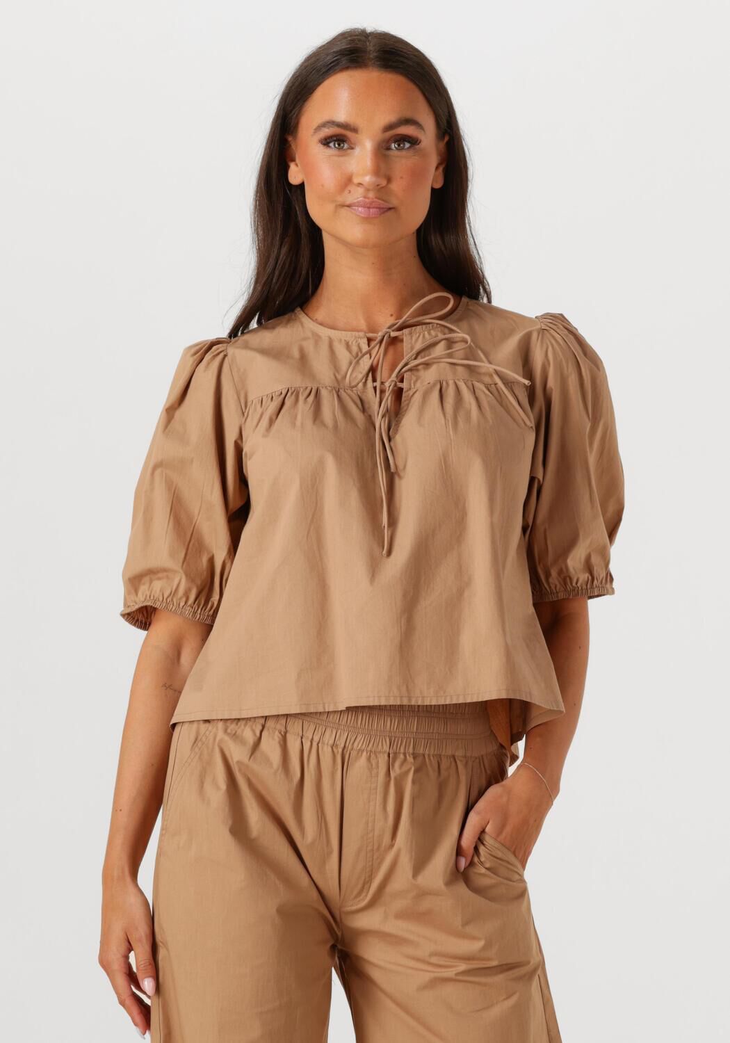 Ruby Tuesday Blouse Dames Ibene, Maat: 40, Kleur: Bruin afbeelding 1