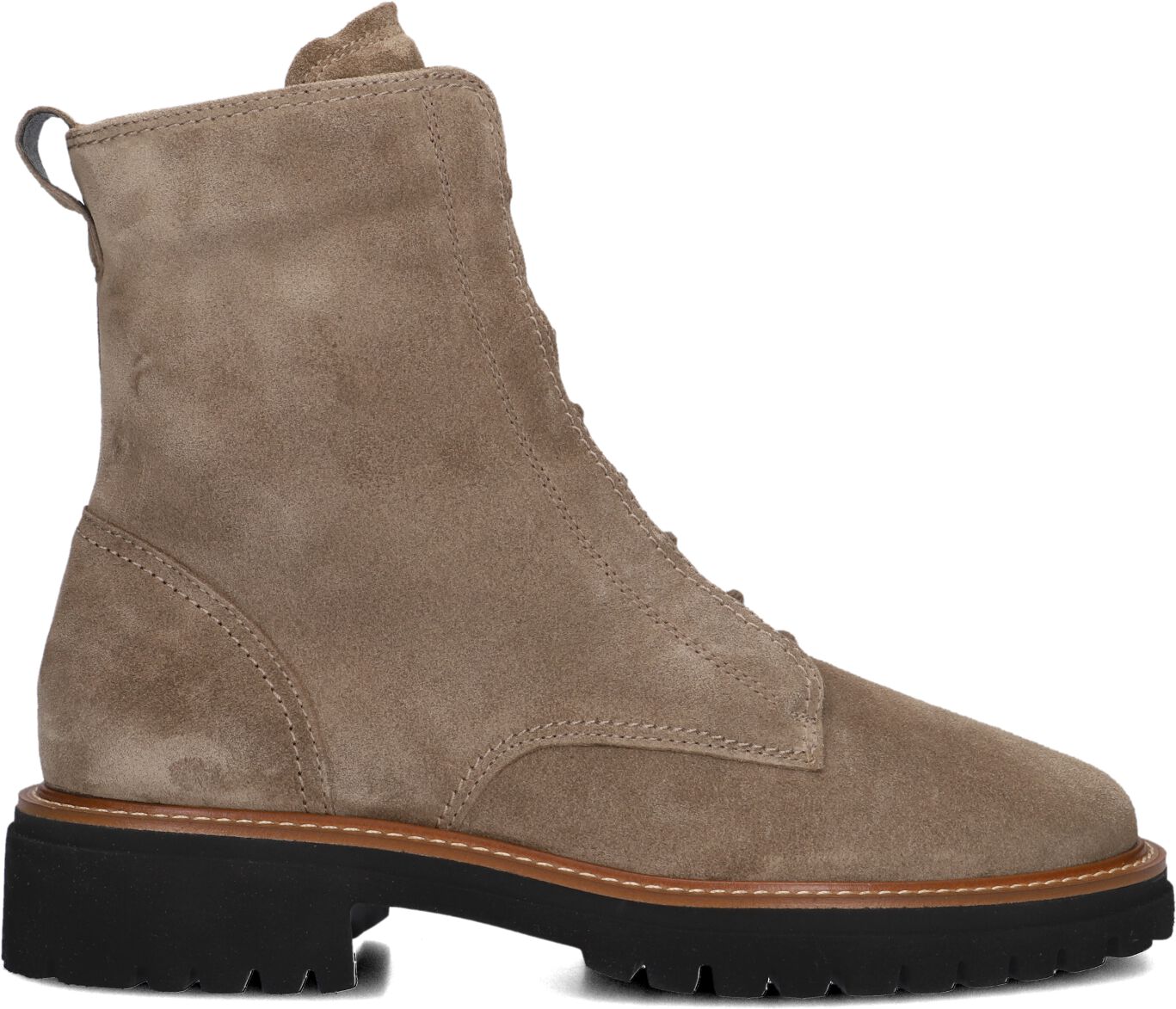 Paul Green Veterboots Dames 8198, Maat: 42,5, Materiaal: Suède, Kleur: Beige