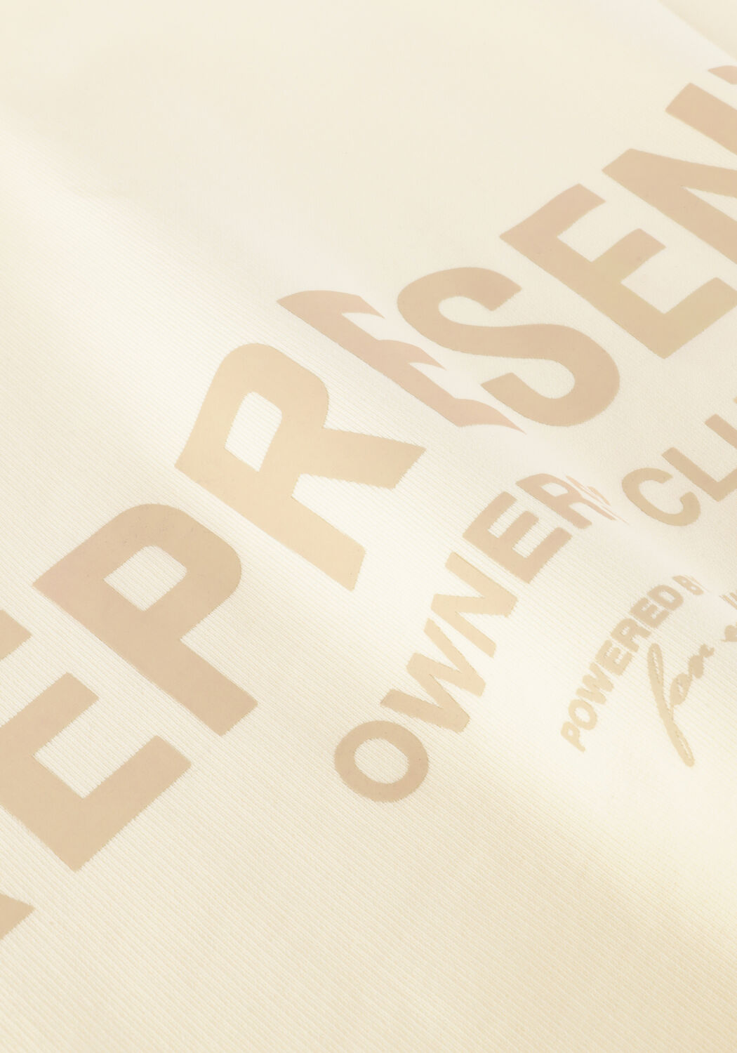 Creme REPRESENT Sweater OWNERS CLUB HOODIE - large