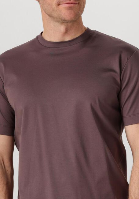 Paarse VALENZA  1001 INTERLOCK SUPIMA TSHIRT - large