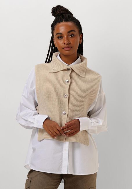 Beige RUBY TUESDAY Vest VESA PONCHO COLL - large