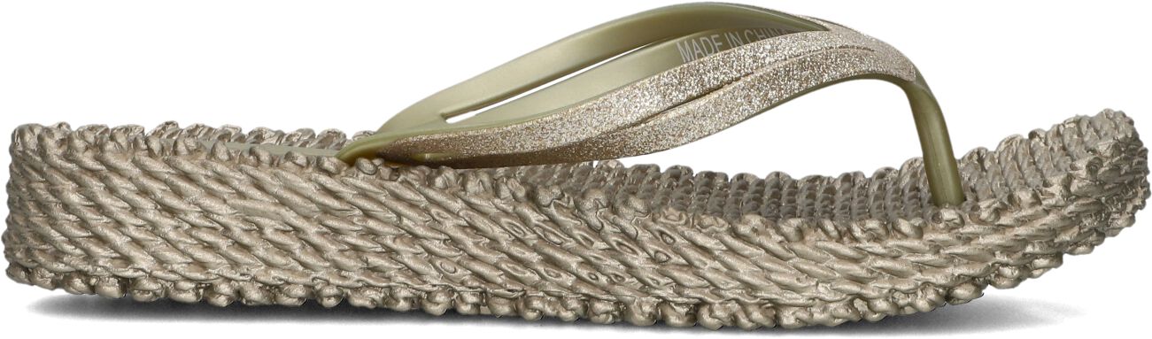 Ilse Jacobsen Teenslippers Dames Cheerful13, Maat: 42, Materiaal: Rubber, Kleur: Goud