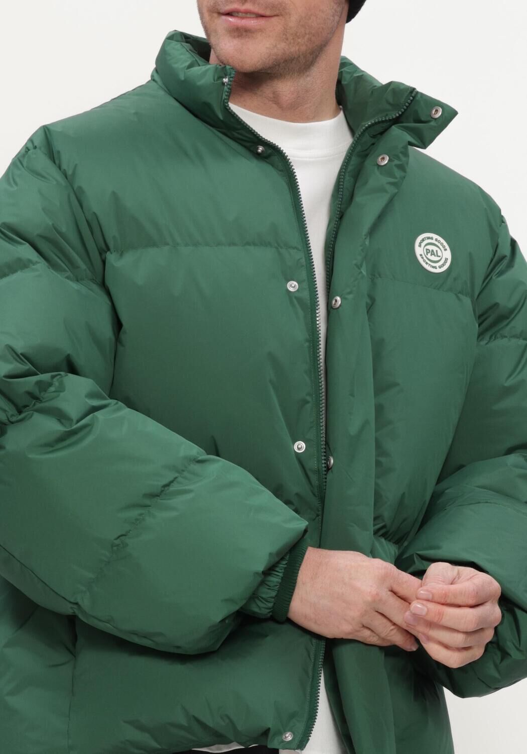 Groene PAL Sporting Goods Gewatteerde jas THE BRANDO PUFFER - large