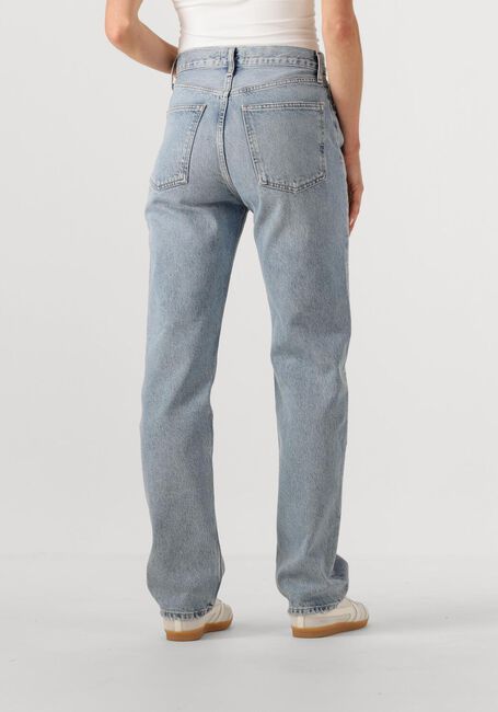 Lichtblauwe AGOLDE Straight leg jeans 90'S PINCH WAIST LONG IN FORCE - large