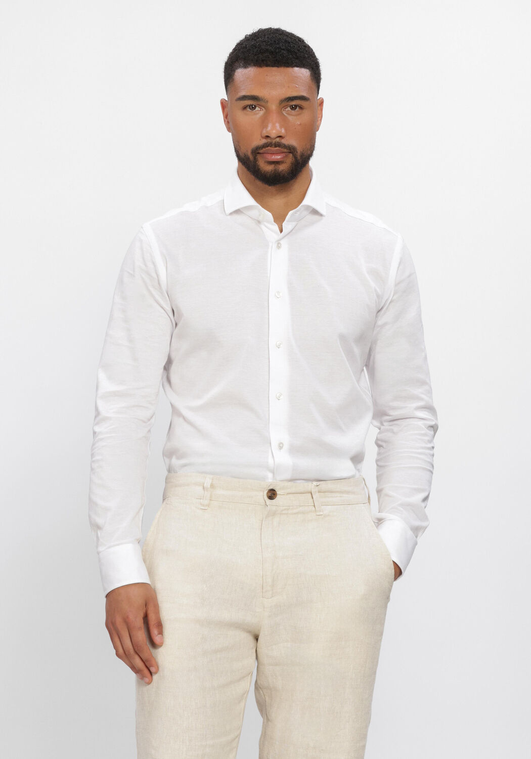 Witte XACUS Casual overhemd 21462 520ML - large