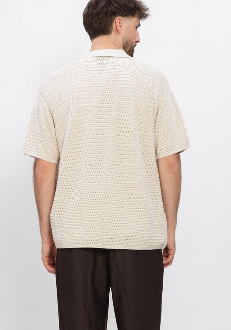 Beige REPRESENT Polo PICO KNIT SHIRT - large