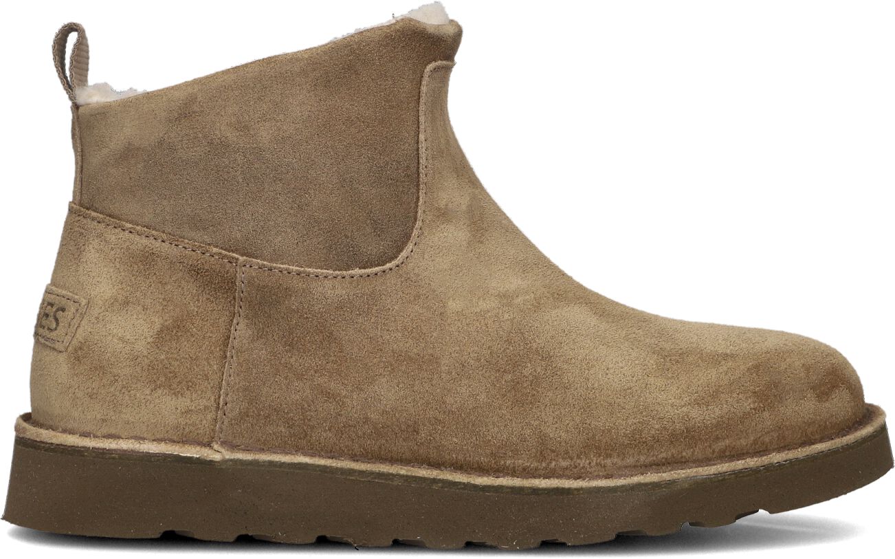 Shabbies Enkelboots Dames Palissa Ankle Boot, Maat: 36, Materiaal: Suède, Kleur: Beige