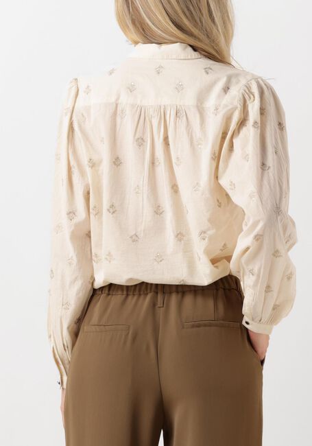 Witte SUMMUM Blouses BLOUSE SCATTERED EMBRO SOLID - large