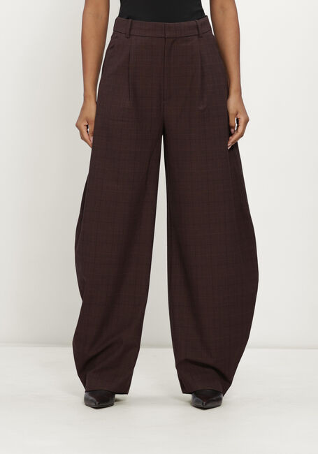 Bruine GESTUZ Broeken GZLAVANA HW PANTS - large
