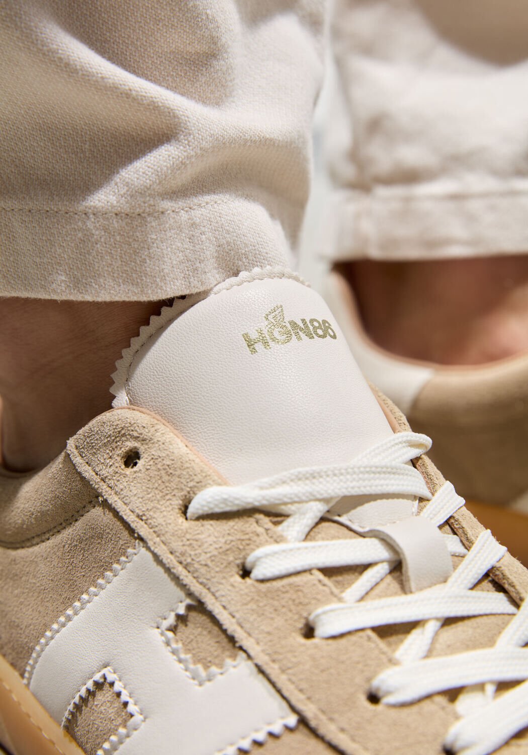 Beige HOGAN Lage sneakers COOL ALLACCIATO H - large