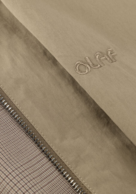 Khaki OLAF HUSSEIN Bodywarmer ZIP UP GILET - large