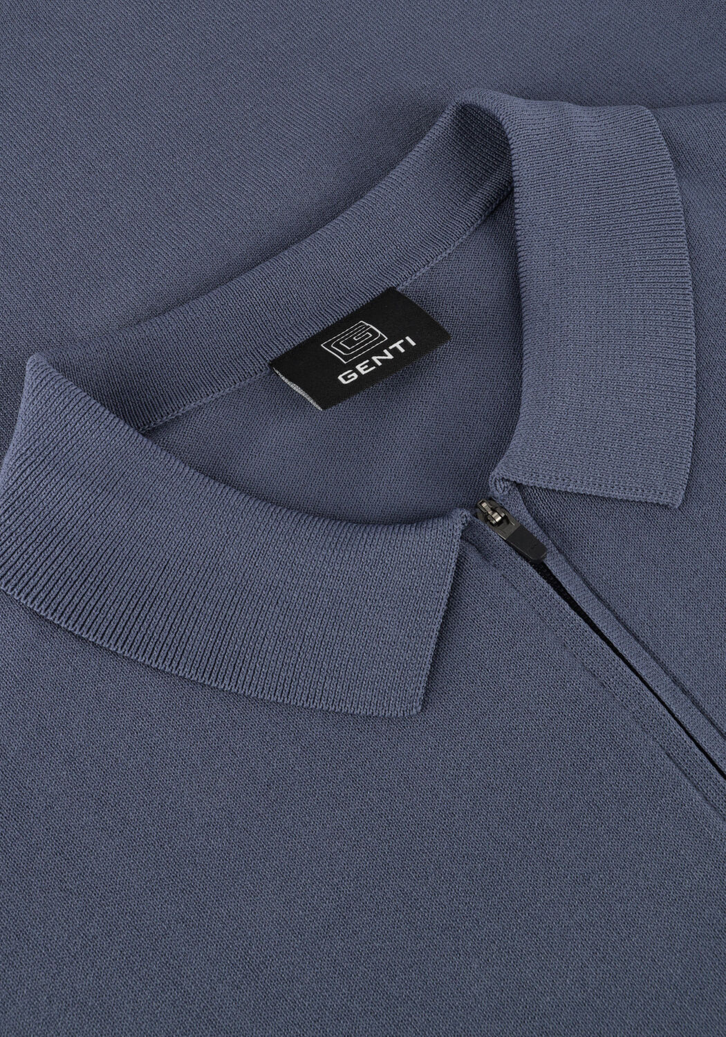 Grijze GENTI Polo POLO ZIP SS K2053-1260 - large