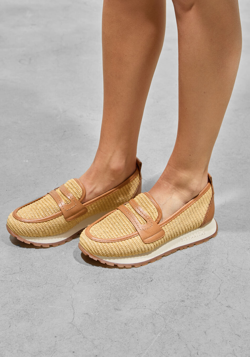 Beige HISPANITAS Instappers RHV254043 - medium