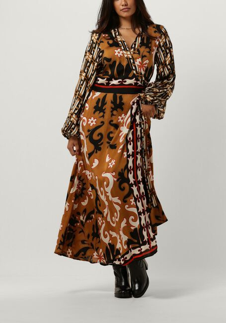 Multi SUMMUM Maxi jurk DRESS PRINT LONG MIX - large