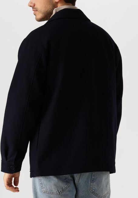 Donkerblauwe FORÉT Jack LODGE WOOL JACKET - large