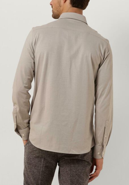 Beige PROFUOMO Klassiek overhemd SHIRT X-CUTAWAY JAPANESE KNITTED - large