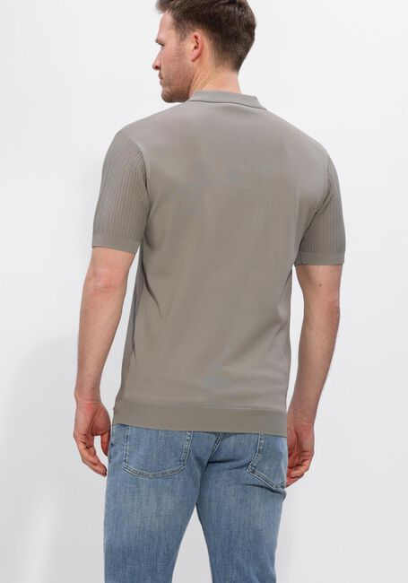 Taupe GENTILUOMO Polo POLO 3 BUTTONS SS - large