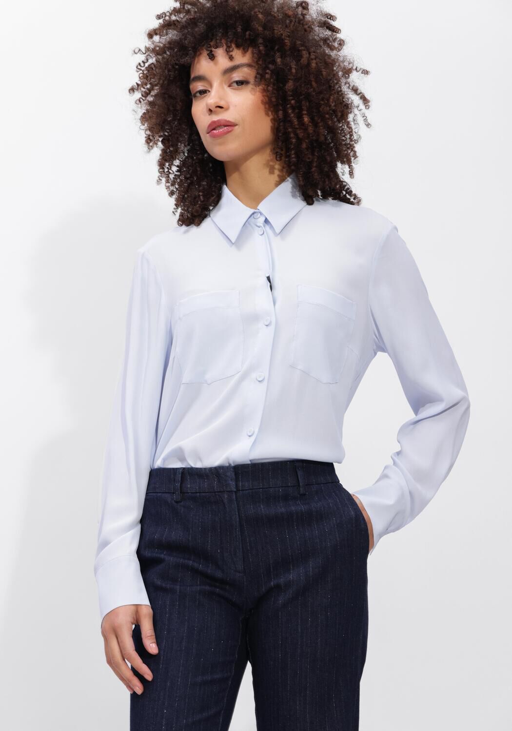 Lichtblauwe LUISA CERANO Blouses 238667/2179-00 - large