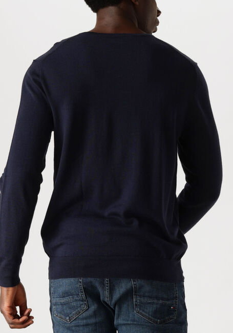 Donkerblauwe PROFUOMO Trui PULLOVER V-NECK - large