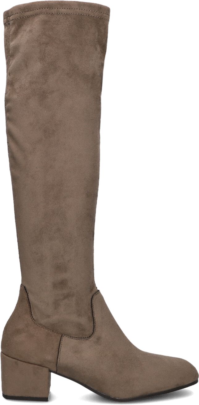 Lamica Hoge Laarzen Dames Yesanna 5171, Maat: 38, Materiaal: Suède, Kleur: Taupe