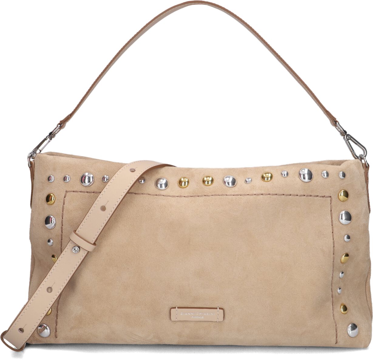 Gianni Chiarini Schoudertas
Dames Elisa, Materiaal: Suède, Kleur: Beige afbeelding 1