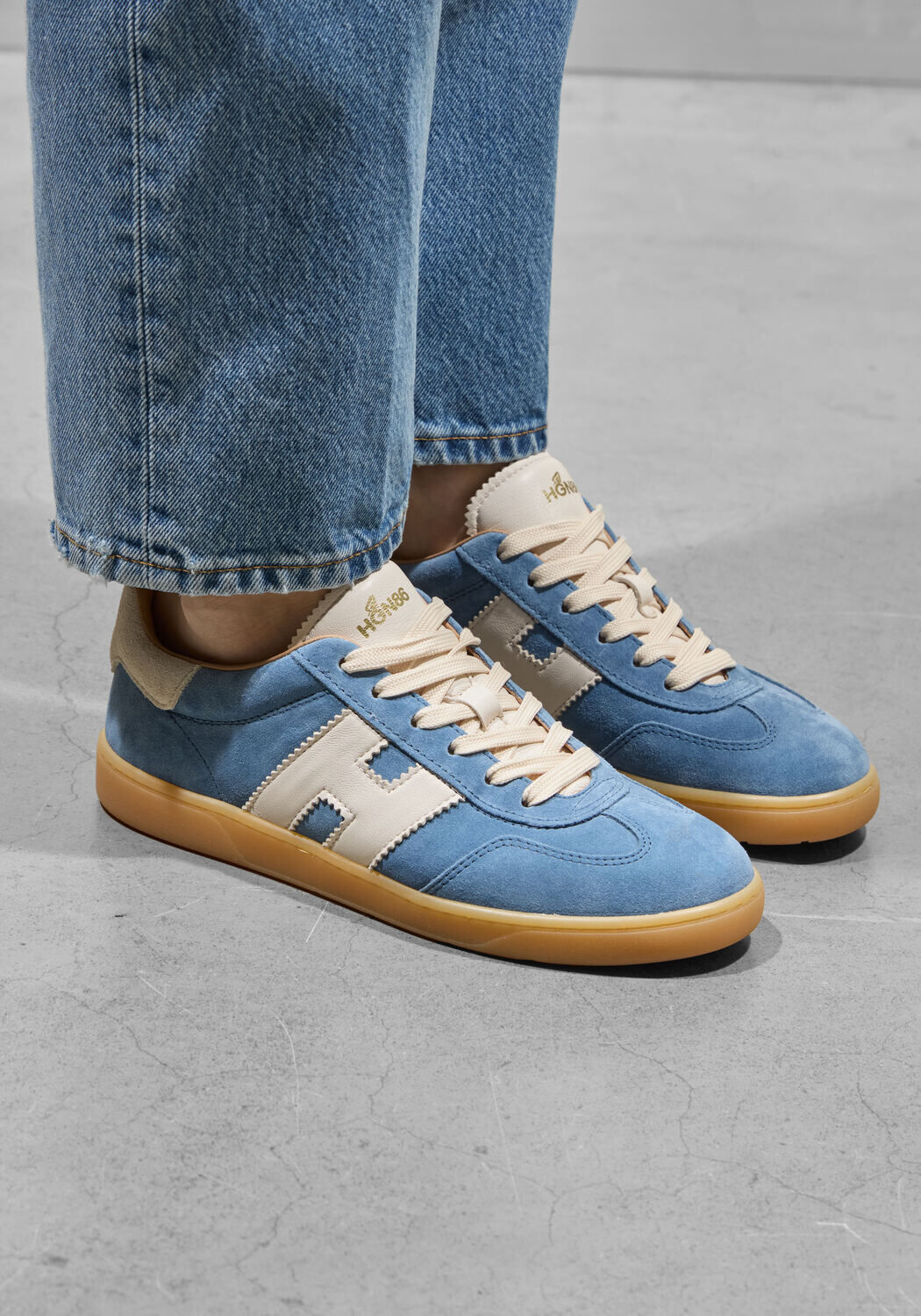 Blauwe HOGAN Lage sneakers COOL ALLACCIATO - medium